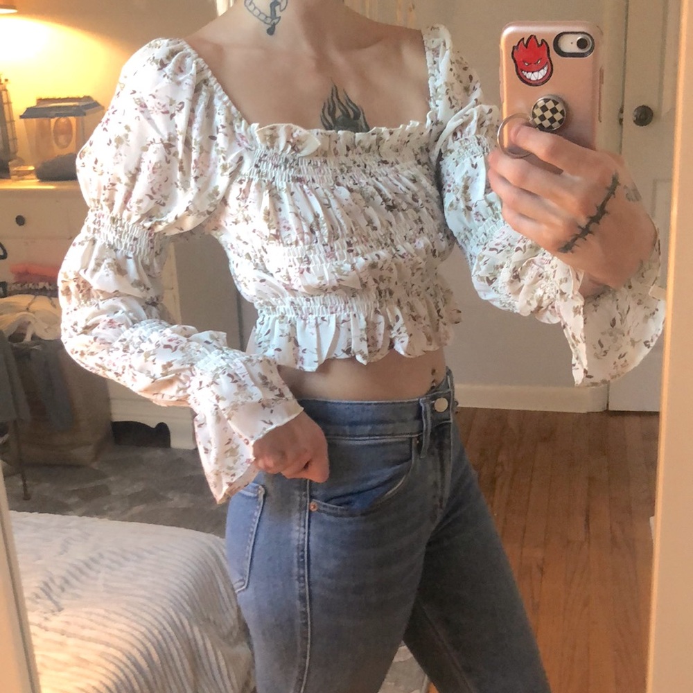 Long sleeve Crop top